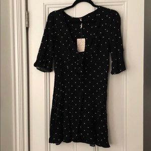 Free people polka dot dress
